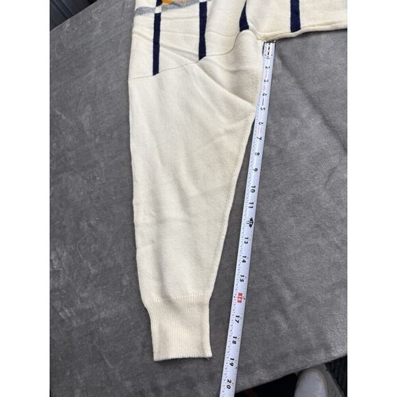 Burberrys Vintage Men’s XL Sweater 100% Lambswool Geometric Checkered Pullover - Picture 8 of 10